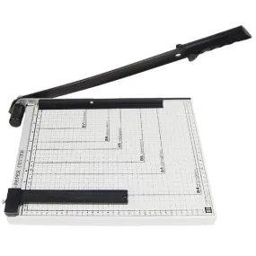 15" Paper Trimmer, Guillotine and Cutter(12-sheet capacity)