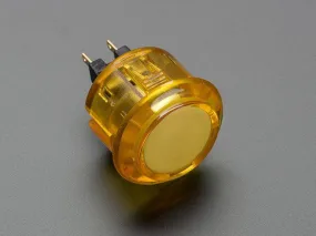 Arcade Button - 30mm Translucent Yellow