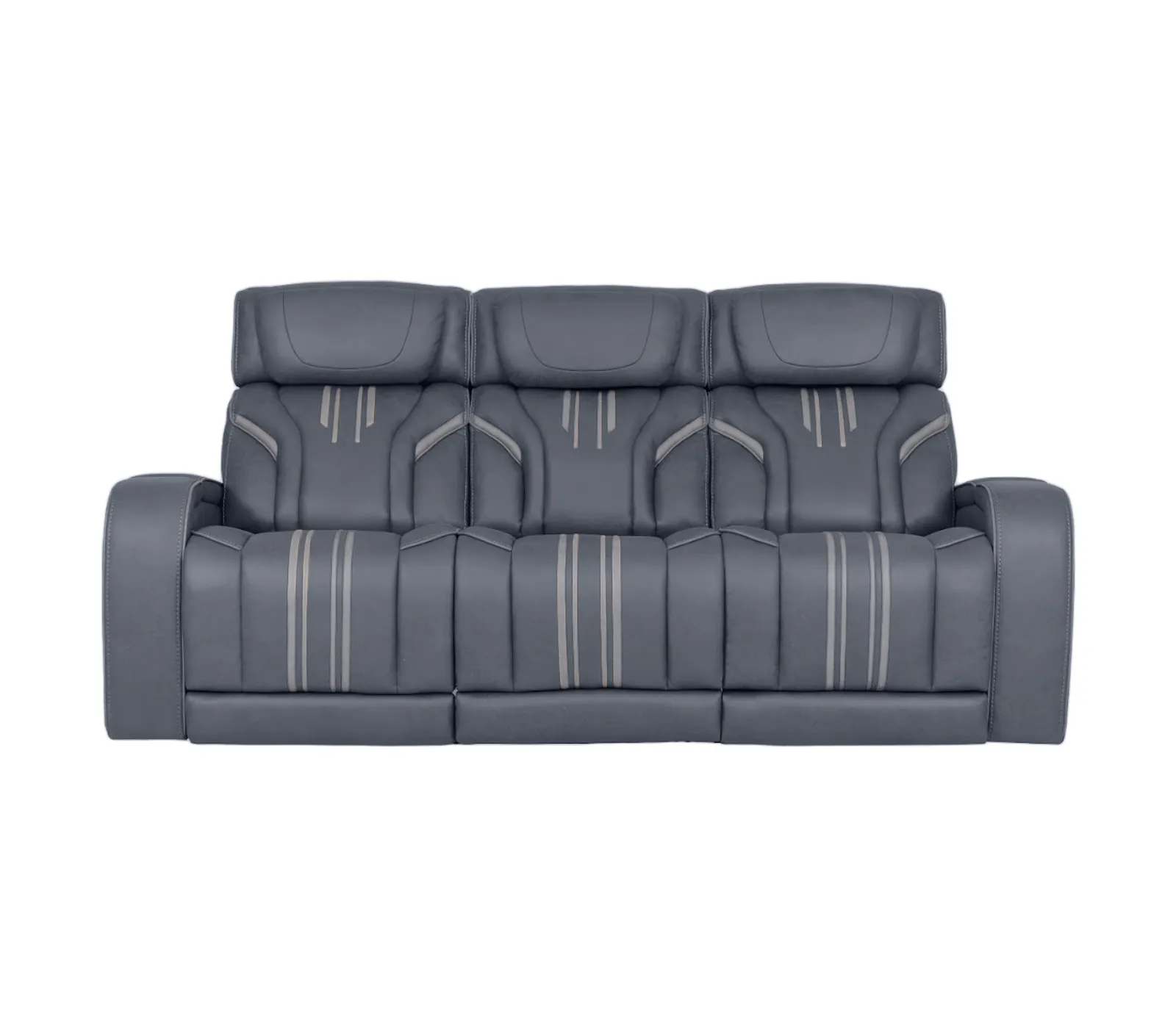 Avenger Sofa - Triple Power, Massage & Audio - Navy Fabric