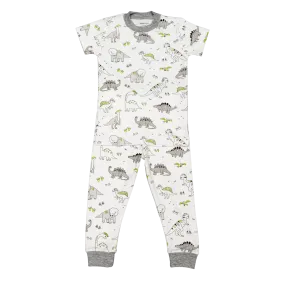 Baby Noomie Short Sleeve w/ Pants PJ Set - Dinos