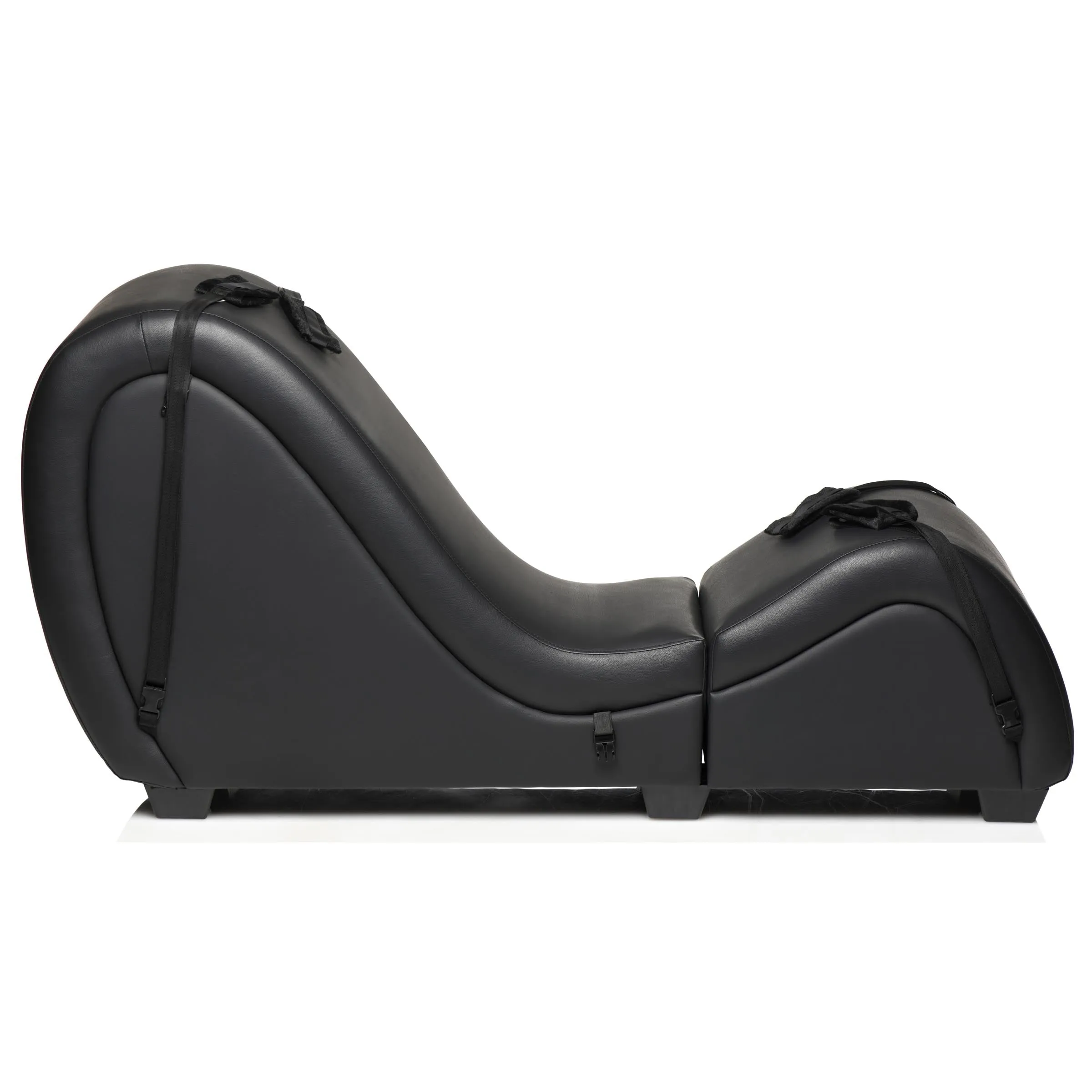 Black Detachable Kinky Couch Sex Chaise with Love Pillows