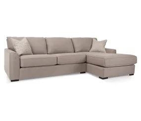 Brooklyn 2 Piece Power Reclining Sectional - Fabric - Custom