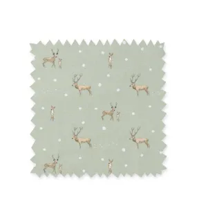 Christmas Stags Fabric Sample