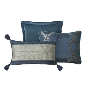 Everett Teal Decorative Pillow Set of 3