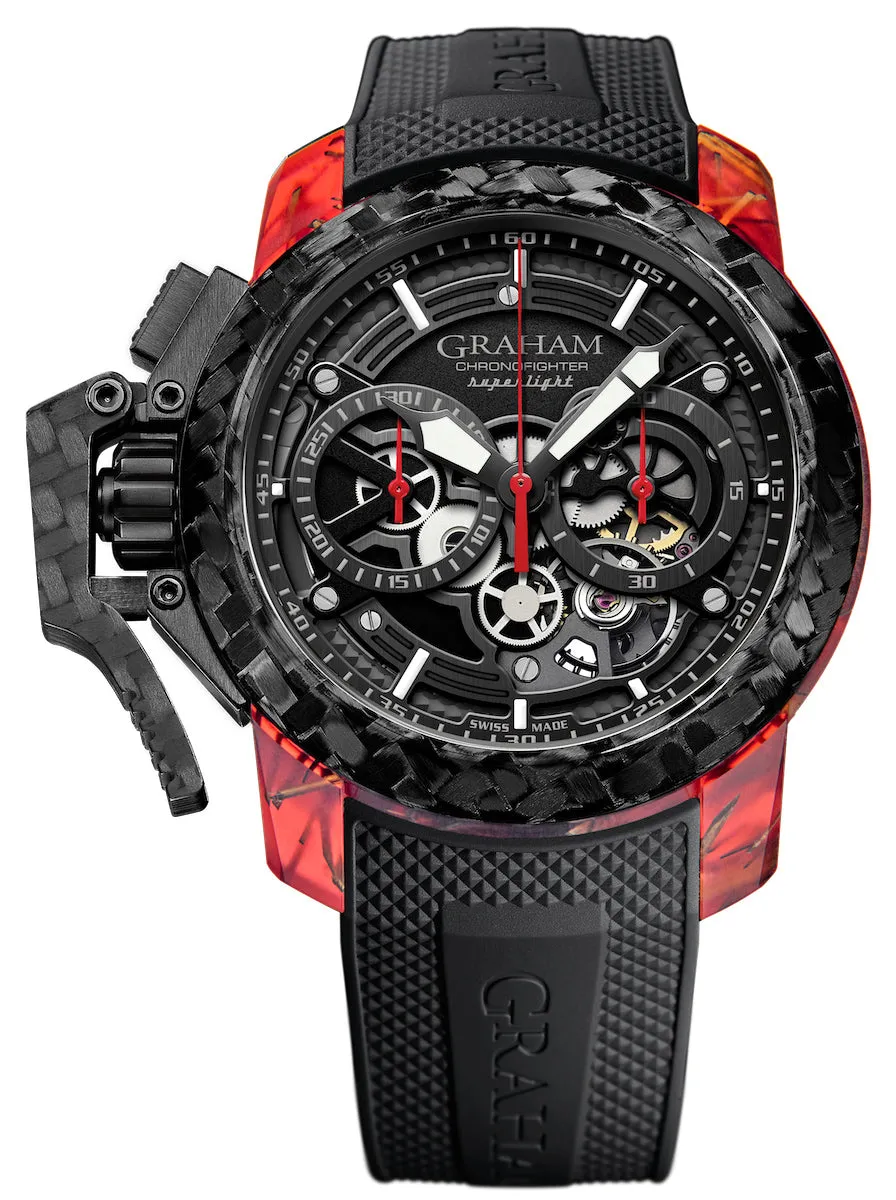 GRHM Watch Chronofighter Oversize Superlight Carbon Lightning