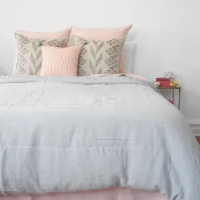 Linen Duvet in Cloud Grey