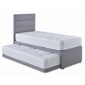 Luxury Guest Bed & Trundle With 2 Mattresses