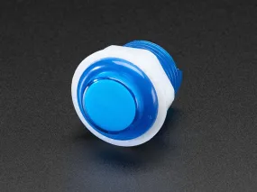 Mini LED Arcade Button - 24mm Translucent Blue