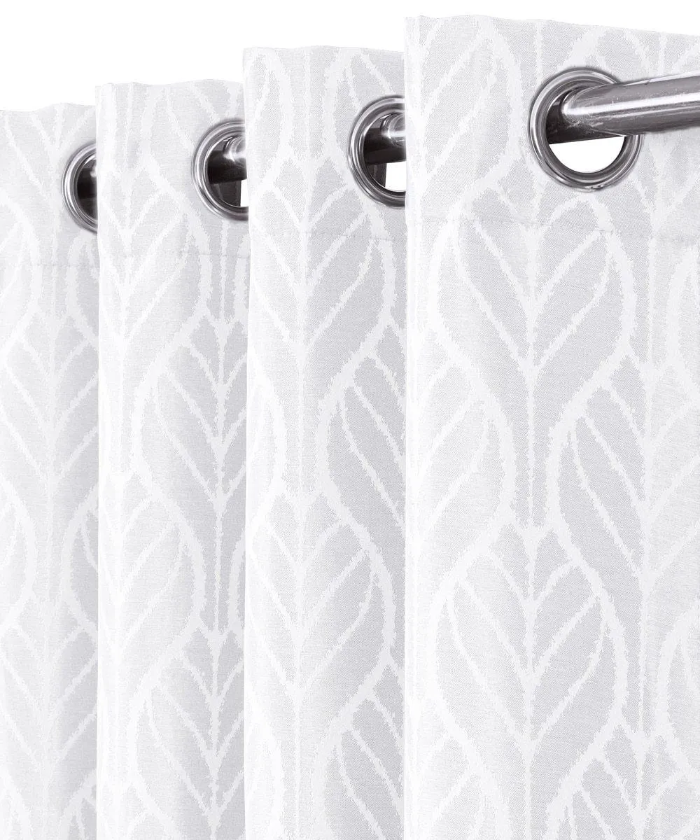 Pair Hilton Blackout Curtains Jacquard Thermal Insulated Set of 2 Panels