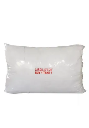 Pillow Buy 1 Take 1 Plain White - 20 x 30