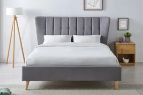 Tasya Light Grey bed